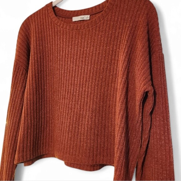 Aritzia Wilfred Free Rudco longsleeve burnt orange S - Picture 3 of 7